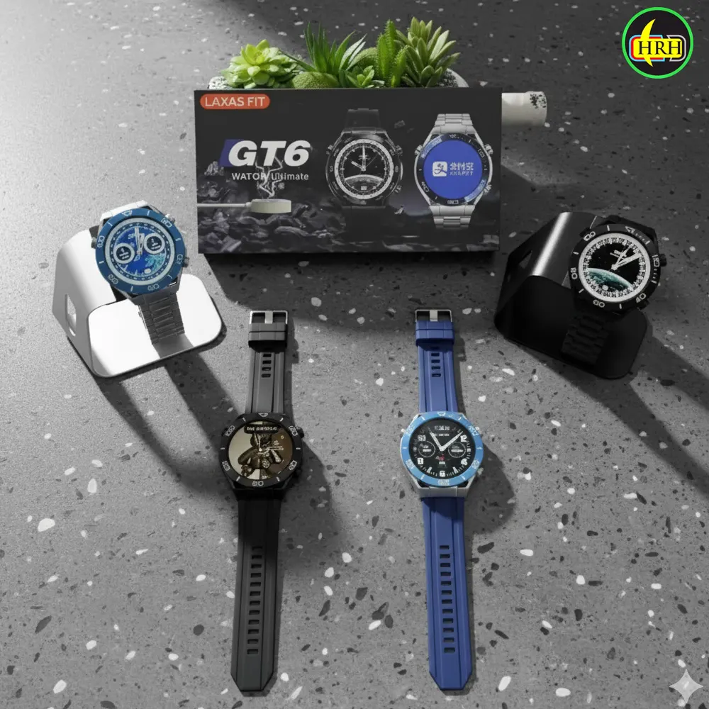 GT6 PRO Sports Wireless Charger Fitness NFC Sports Fitness SmartWatch Women SmartWatch Men SmartWatch